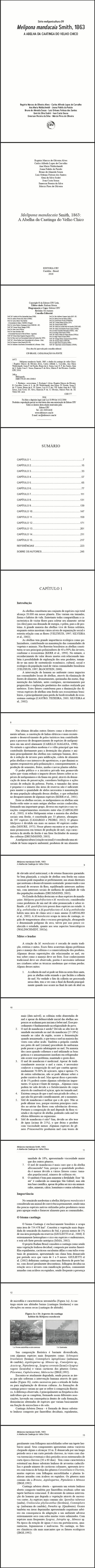 MELIPONA MANDACAIA, SMITH 1863:<br>a abelha da caatinga do velho Chico